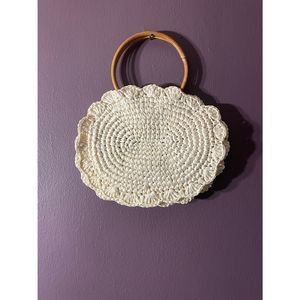 WALBORG straw purse